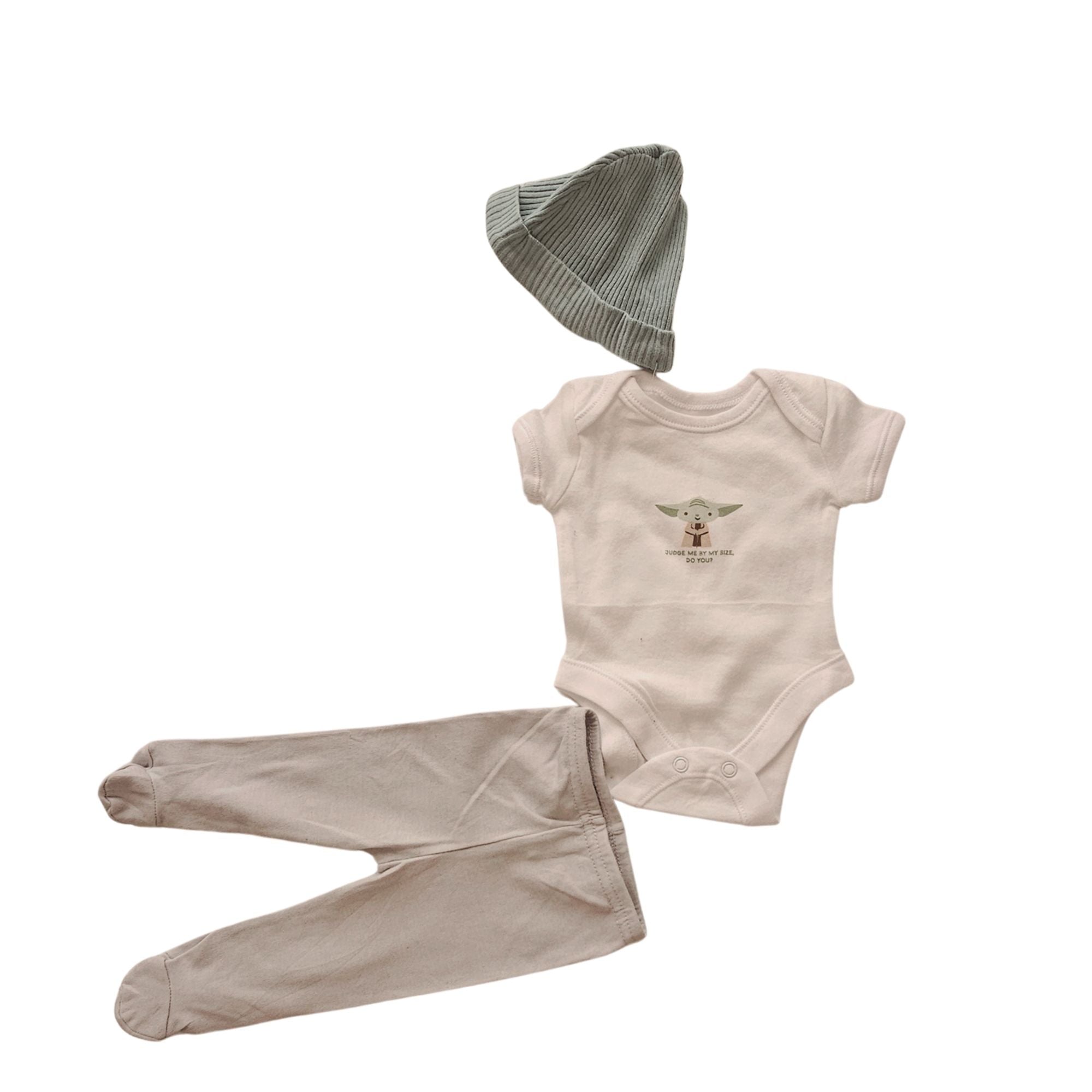 B - lot de 3 bodies nouveau-né (2,5kg) #395