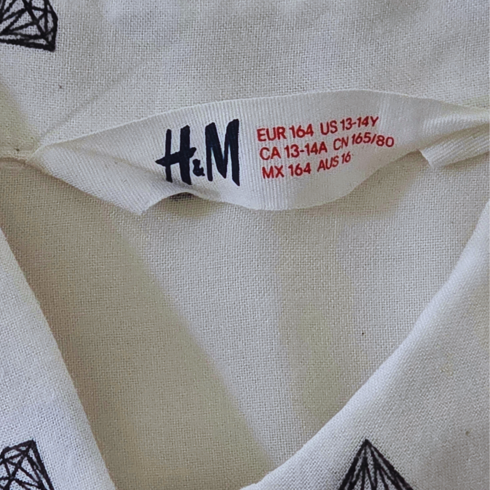 B - Chemise fille 13 - 14 ans coton # 78