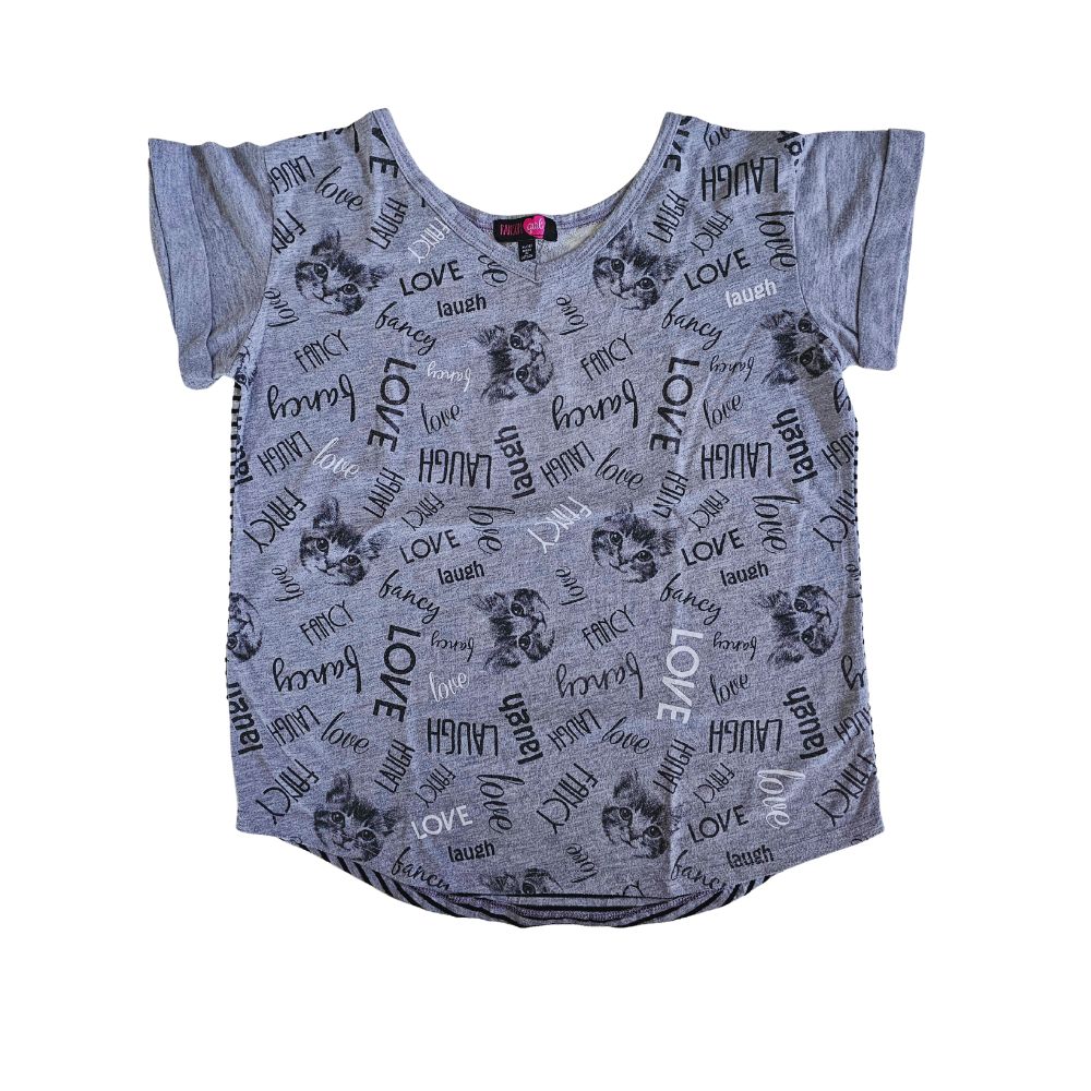 B - Haut motifs chat 15 ans #486