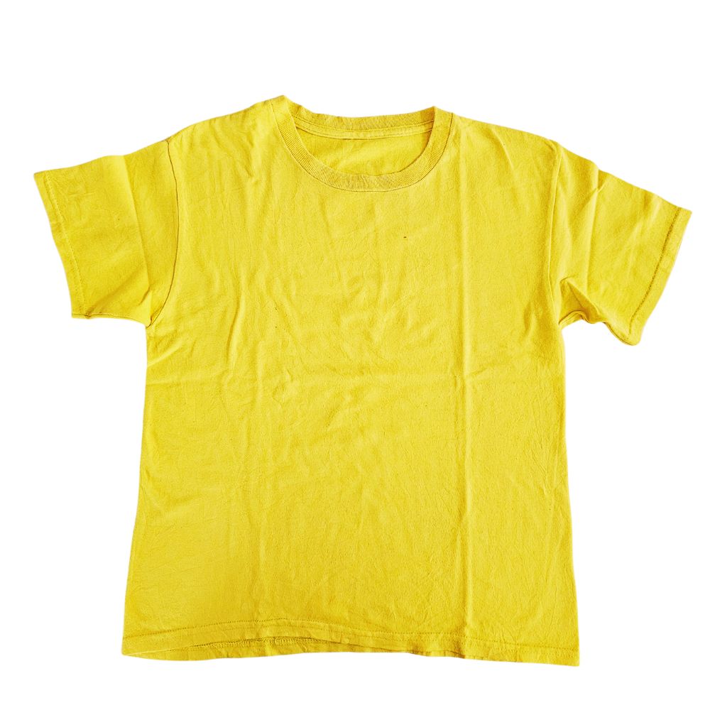 C -  t-shirt jaune vif  10 ans #500