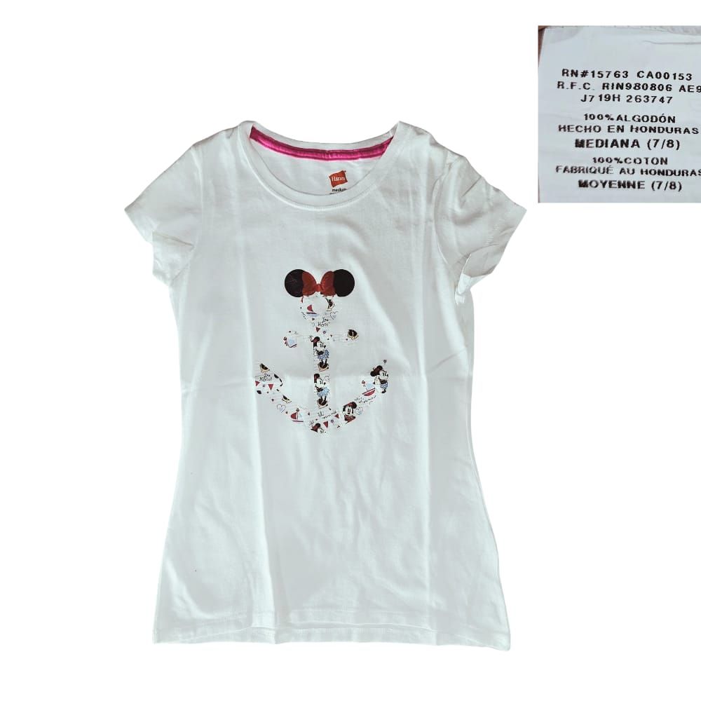 B -  T-shirt Minnie 7/8 ans #529