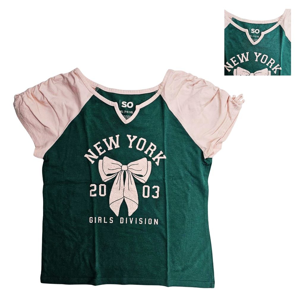 B -  t-shirt raglan 14/16 ans #536
