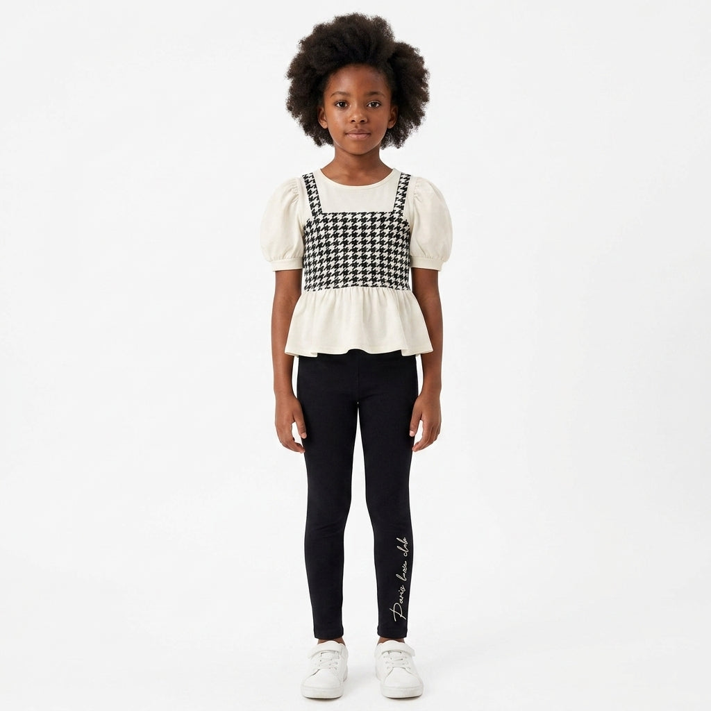 Two-piece children's clothing set — Studio Form Shot | Generated by Modelize