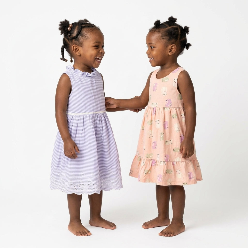 Toddler dress set — Styled Studio Duo | Generated by Modelize