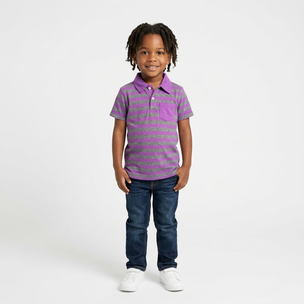 Kids polo shirt — 3D Structured Studio Shot | Generated by Modelize