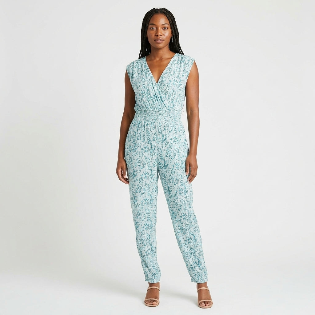 Jumpsuit — Pattern and Fabric Detail | Generated by Modelize
