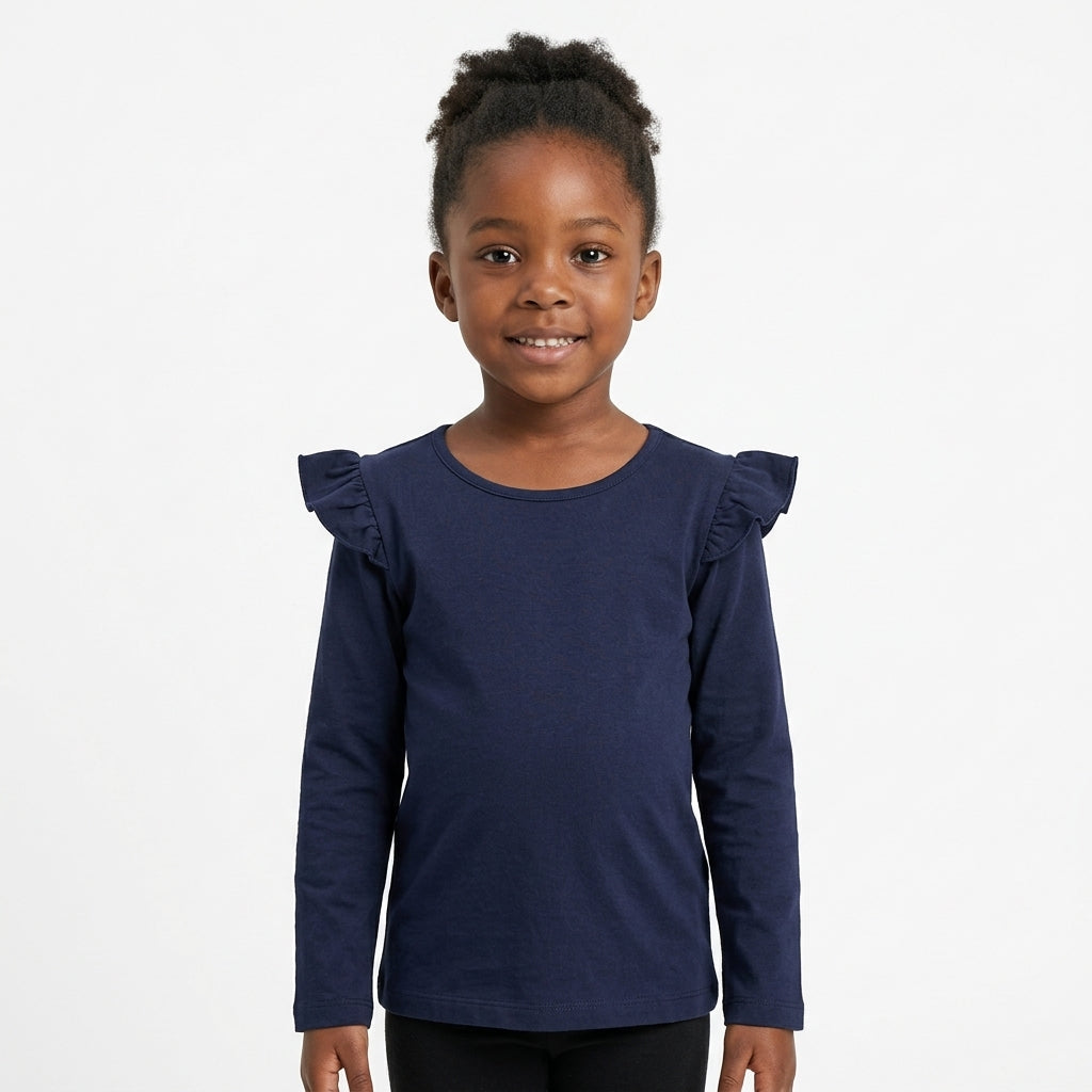 Long-sleeved top — Full product studio view | Generated by Modelize