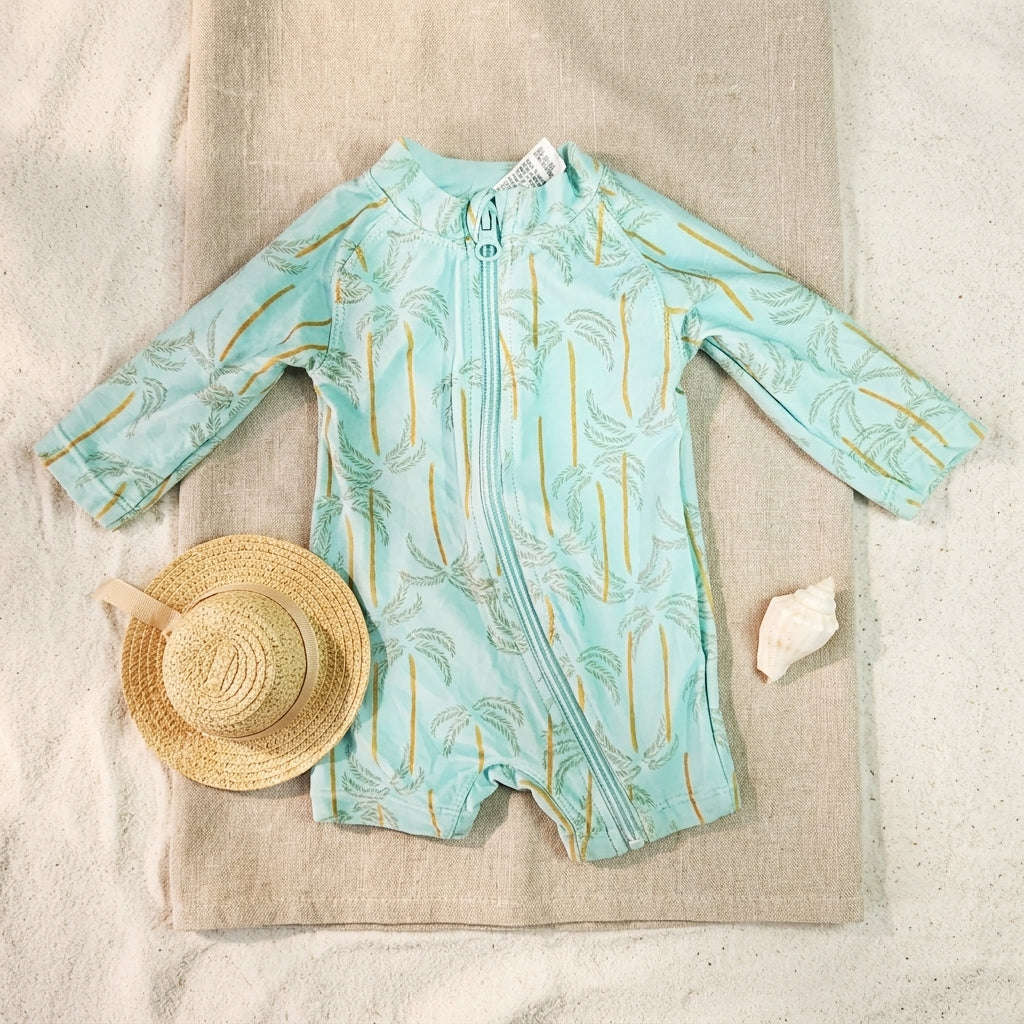 Infant one-piece swimsuit — Beachside Lifestyle | Generated by Modelize