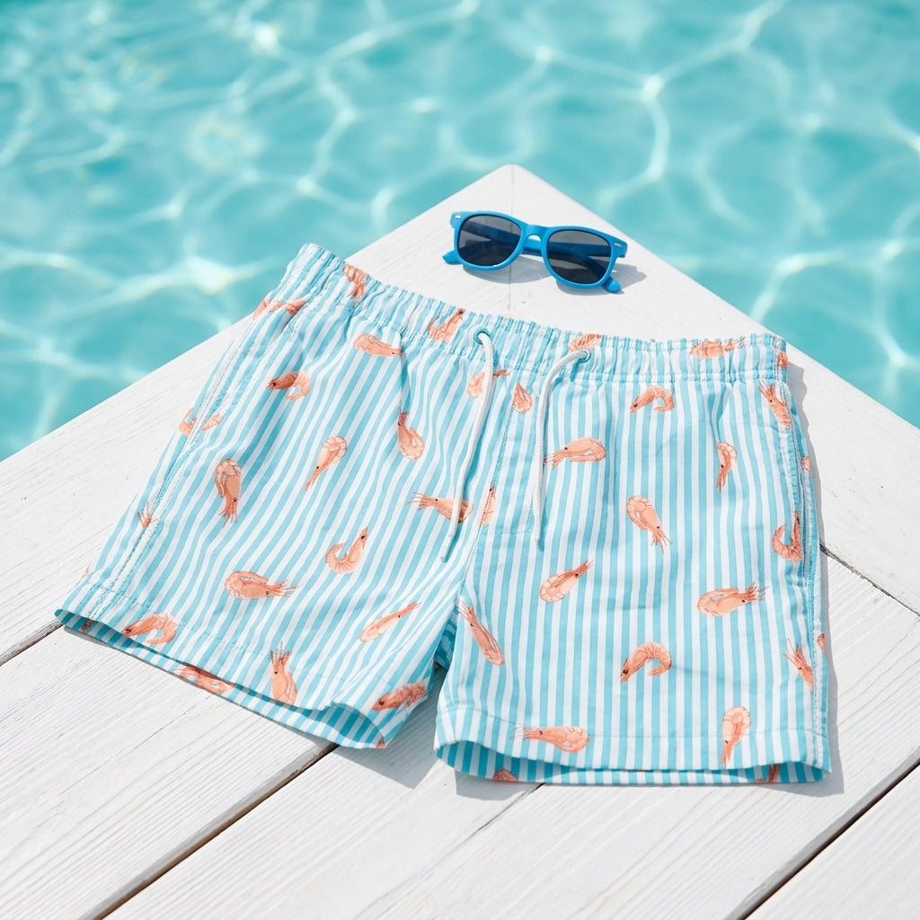 Children's swim shorts — Poolside Lifestyle | Generated by Modelize
