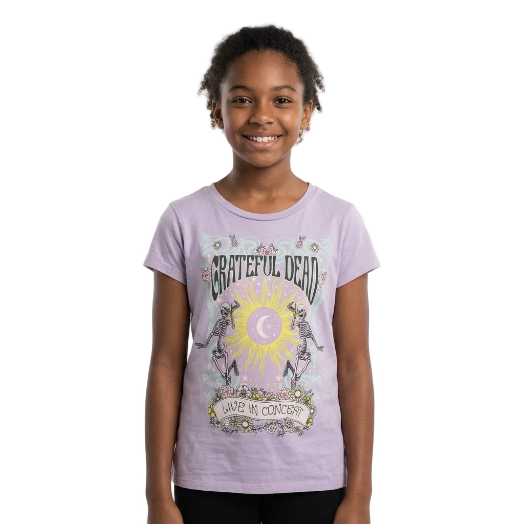 Girls' Graphic T-shirt — Graphic Print Detail | Generated by Modelize