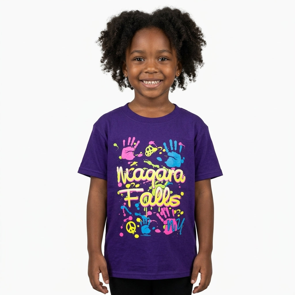 Children's T-shirt — Graphic Texture Detail | Generated by Modelize