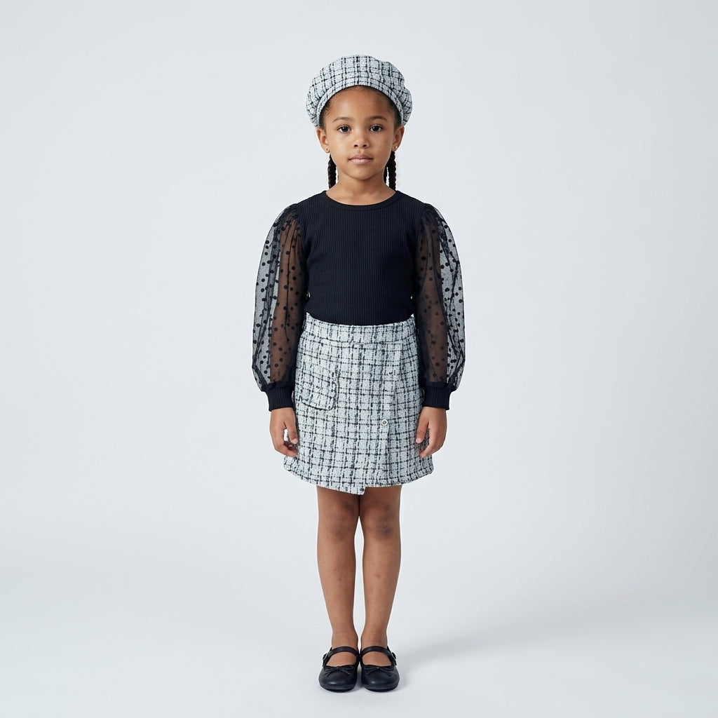 3-piece children's clothing set — Full Ensemble Silhouette | Generated by Modelize