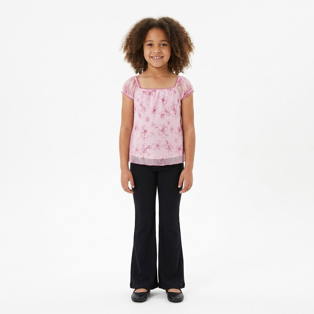 Two-piece girl's outfit — Full studio ensemble silhouette | Generated by Modelize