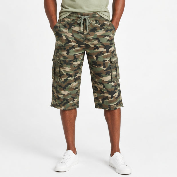 Cargo shorts — Full Length Studio Shot | Generated by Modelize
