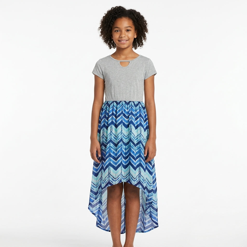 High-low dress — Full Length Studio Cut | Generated by Modelize