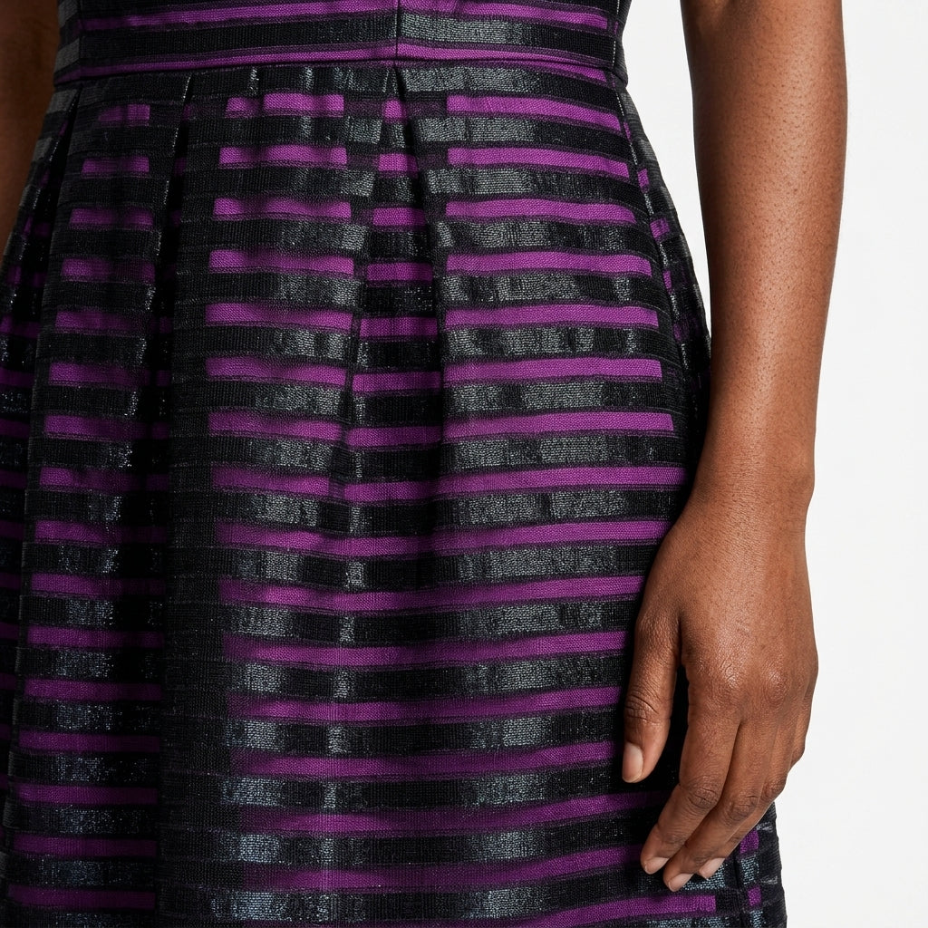 Sleeveless evening dress — Fabric Texture Detail | Generated by Modelize