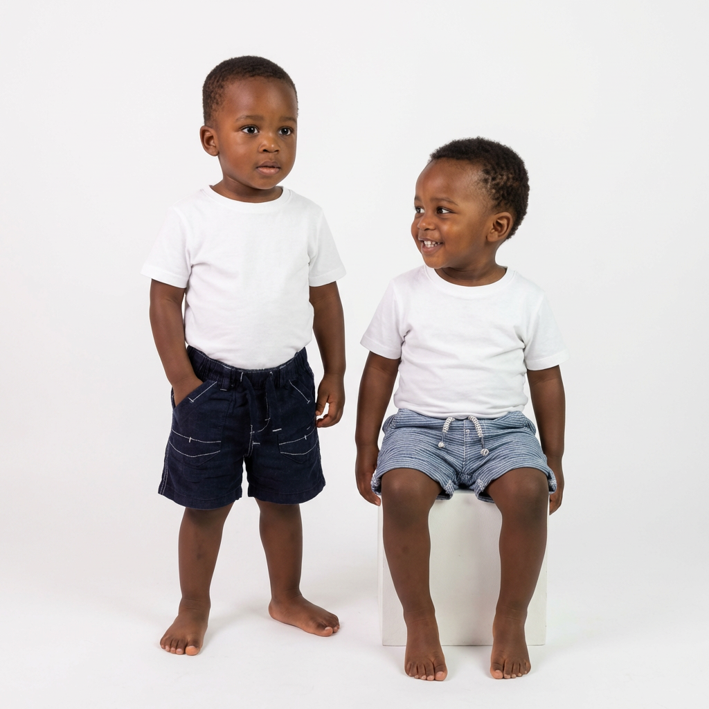 C - Lot de 2 short 12 - 18 mois  #331